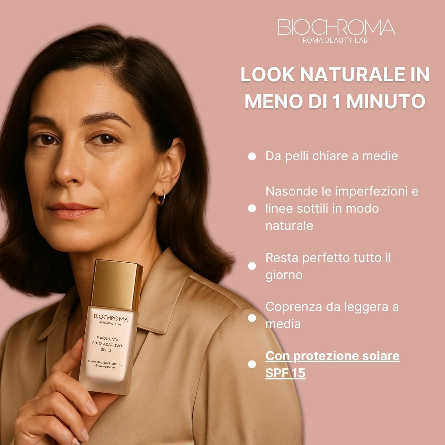 Fondotinta AutoAdattivo con SPF +15 | Ideato in Corea