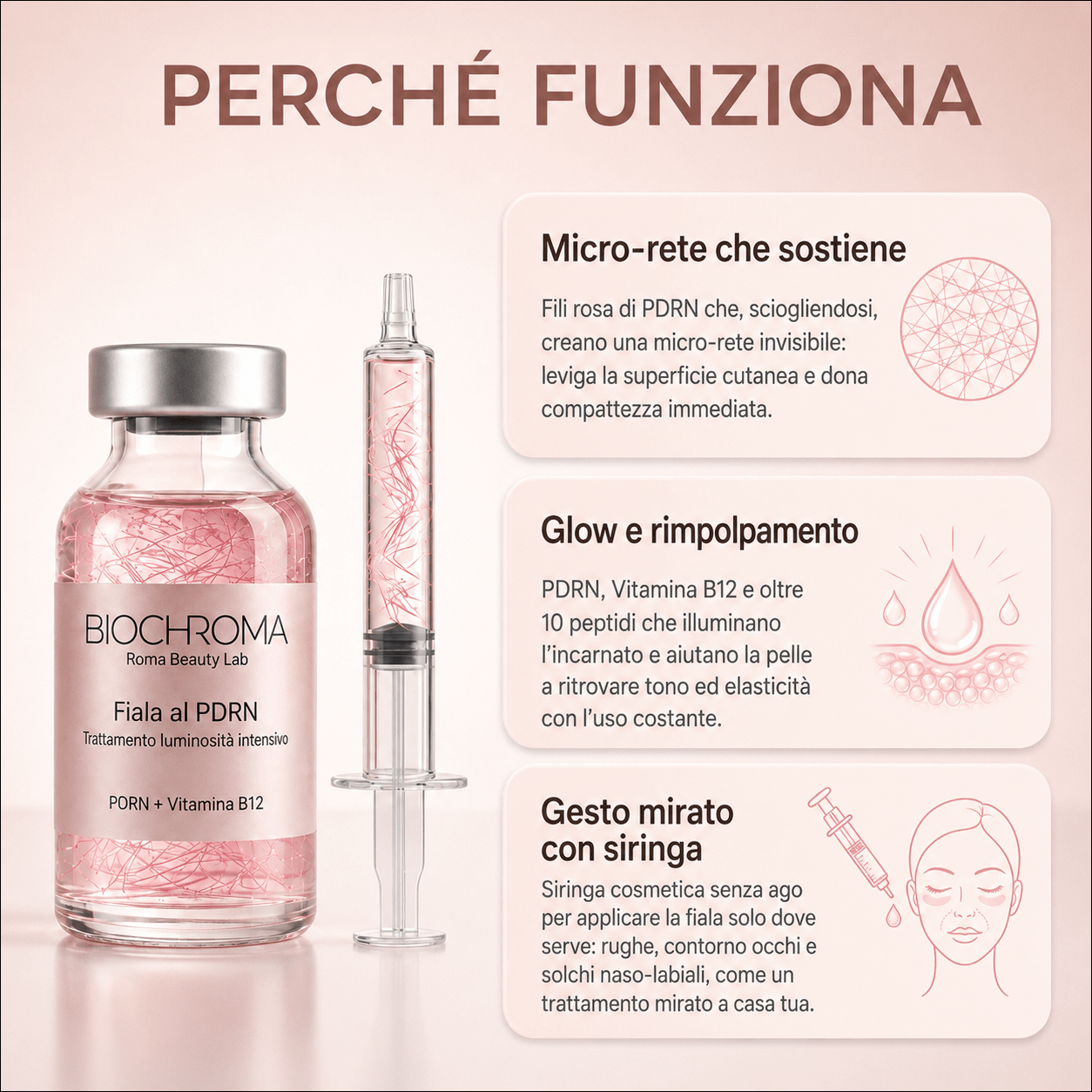 Siero Luminosità Immediata PDRN - Skin Care Coreana Biochroma