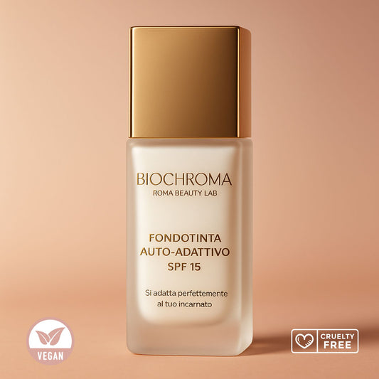 Fondotinta AutoAdattivo con SPF15 | Per Pelli Mature